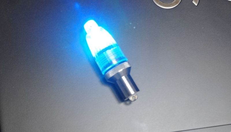 画像1: （クラス最大光量！）オリジナル水中ライト・強力LED・青緑（ブルーグリーン）限定品！！