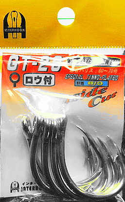 画像1: インターフック　GT28　インサイドカット(5本入り)　錫